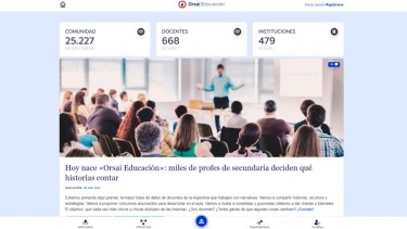 La web de Orsai Educación, que surgió tras una situación tan polémica como insólita.