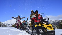 Imagen de Con nieve, Piedras Blancas logró adelantar la temporada de invierno en el cerro Otto