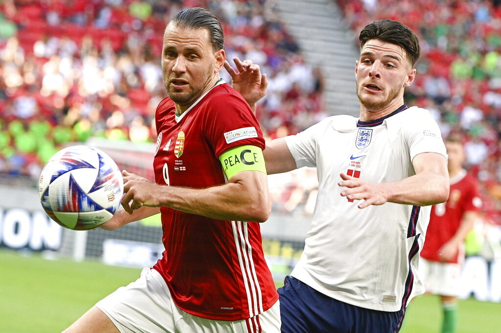 Hungría dio la sorpresa ante Inglaterra. (Zsolt Szigetvary/MTI via AP)