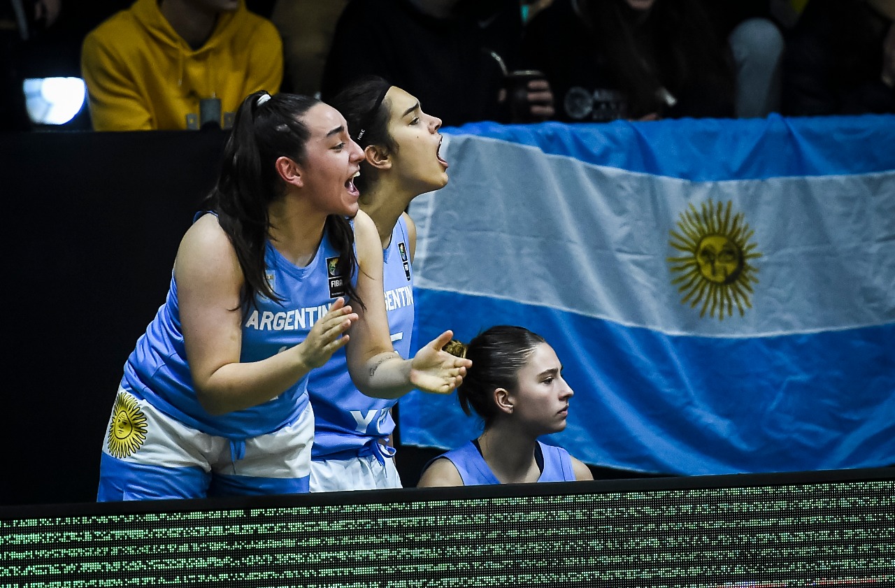 Gianella Espedale saltó desde el banco de suplentes e hizo su aporte en el triunfo argentino.