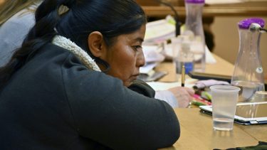 Angélica Paine es la única imputada en el homocidio de la joven de Bariloche, ocurrido en marzo de 2016. Foto: archivo