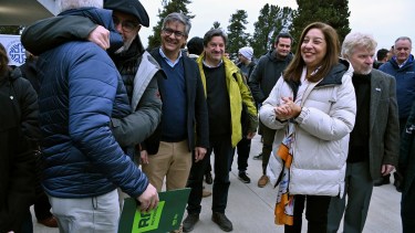 La gobernadora Arabela Carreras inauguró el gimnasio del CRUB en Bariloche y allí habló de la rehabilitación de Juan José Deco. Foto: Chino Leiva