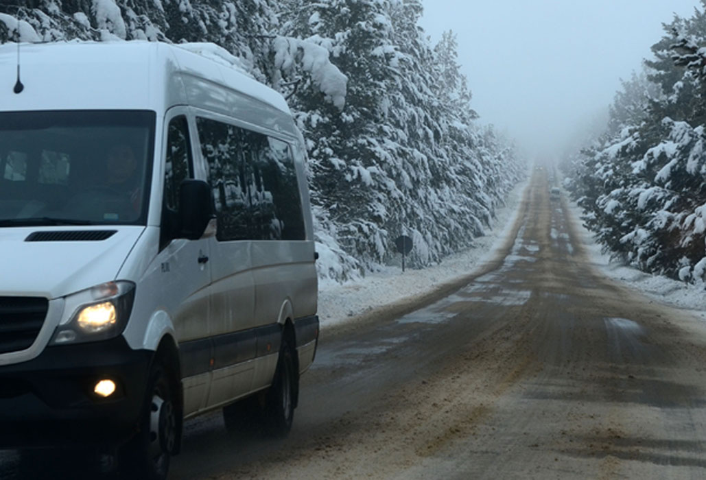 Precaución: hay sectores con hielo en la ruta 40 entre Bariloche y El ...