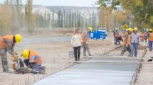 Imagen de Roca: con un 95% de avance en la construcción, la ciclovía de Ruta 6 transita su último tramo