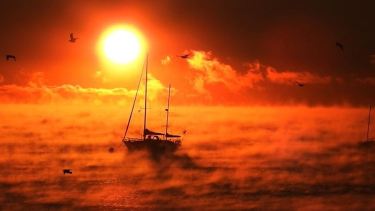 Puerto Madryn: «Fue increíble cómo se puso el mar con 10°C bajo cero»