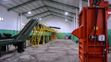 Cutral Co La planta de tratamiento de residuos fue recuperada. (Foto: gentileza)