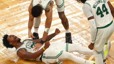 Celtics lidera por ahora las finales de la NBA. Foto: Twitter @NBALatam