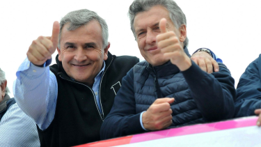 Gerardo Morales y Mauricio Macri. 