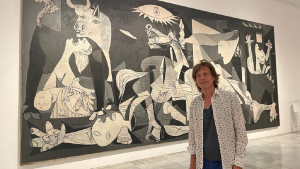 Mick Jagger se sacó una foto junto al «Guernica» y desató la polémica