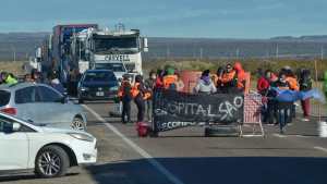 En SAO y Las Grutas los hospitalarios cortaron la ruta 3