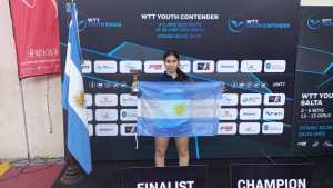 Pereyra ratificó su nivel y logró otras dos medallas en tenis de mesa