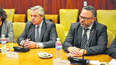 Alberto Fernández y Matías Kulfas, un vínculo estrecho que se rompió ayer. 