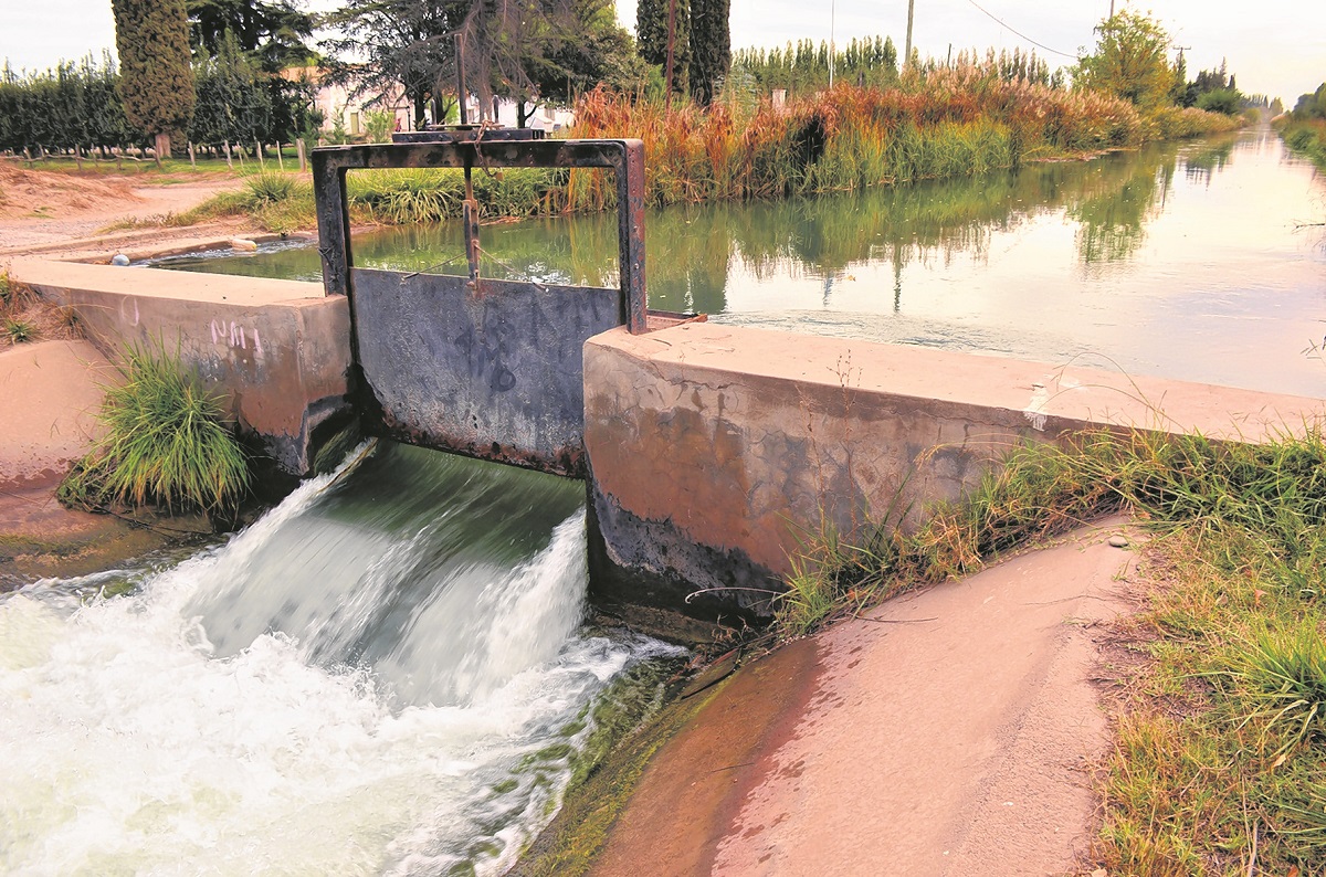 A febrero, los consorcios del sistema de riego del Alto Valle registraban casi 400 millones por cobrar de servicios de 10 años.  