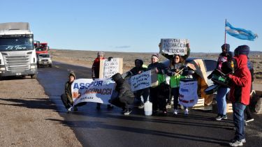 El corte se realizó a unos 5 kilómetros al este de Jacobacci. Foto: José Mellado.