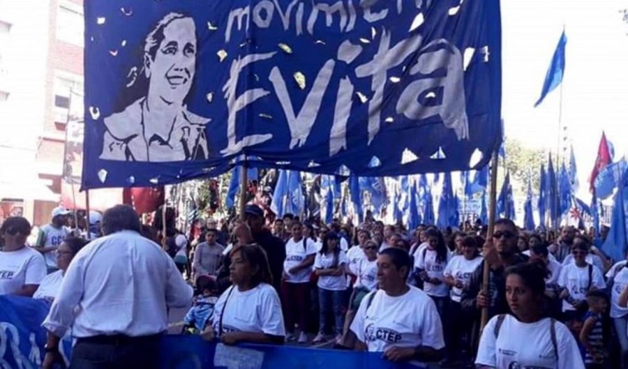 El Evita es dirigido por Emilio Pérsico y Fernando "Chino" Navarro.-