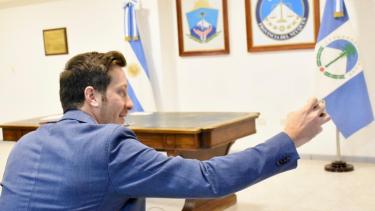 El acto de asunción de Lúpica Cristo se realizó en el salón del Tribunal Superior de Neuquén. (Matías Subat)