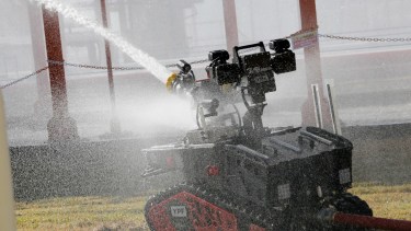 El mismo modelo de robot que adquirió YPF fue utilizado para apagar el incendio en la catedral de Notre Dam. Foto: Gentileza.