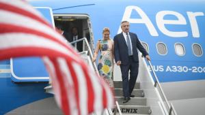 Alberto Fernández llegó a Los Ángeles para la Cumbre de las Américas