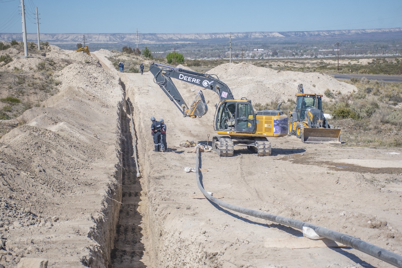 El Parque Industrial II está ubicado sobre la Ruta 6 y el proyecto fue lanzado por el intendente Carlos Soria. Fotos gentileza Municipio de Roca