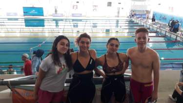 El plantel del Deportivo Roca viajó con cuatro representantes y alcanzó buenas ubicaciones en el torneo nacional de Santiago del Estero. Foto Gentileza Club Deportivo Roca.