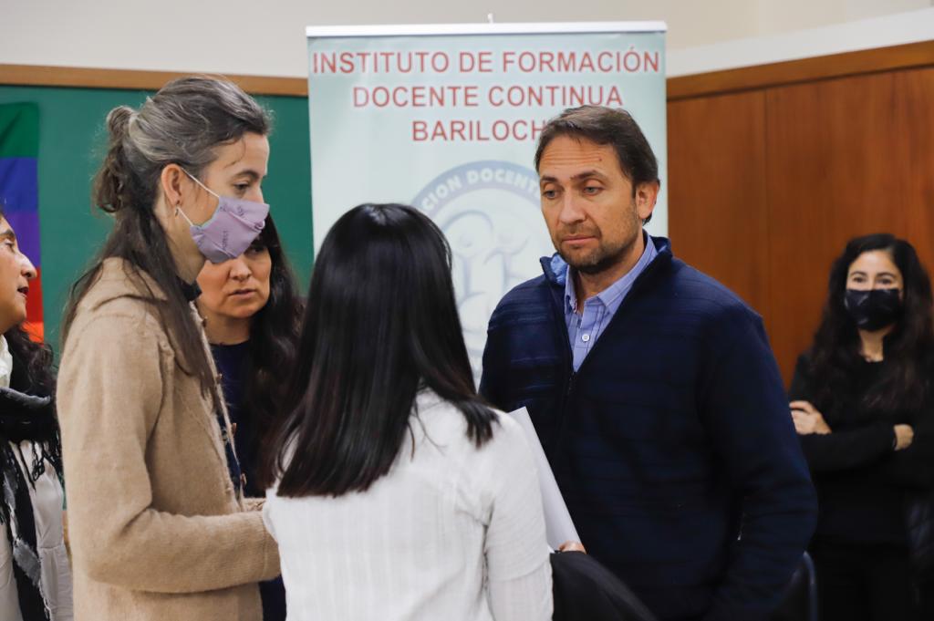El ministro de Educación de Río Negro, Pablo Nuñez, dejó definiciones en Bariloche respecto del planteo de Juntos por el Cambio de prohibir el lenguaje inclusivo., Foto: Gentileza