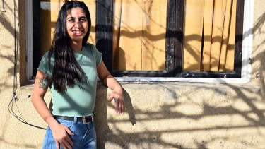 Daiana Zalazar integra integra el grupo Sobrevivientes ASI (Abuso Sexual Infantil) de Viedma. Foto Marcelo Ochoa