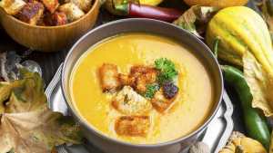 Audio receta de sopa crema de calabaza