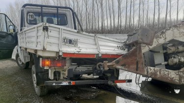 El accidente ocurrió a las 12.40 y no hubo heridos. Foto Gentileza