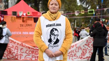 Norma Edith Albarran es la mamá de Mónica Jara. Foto Matías Subat.