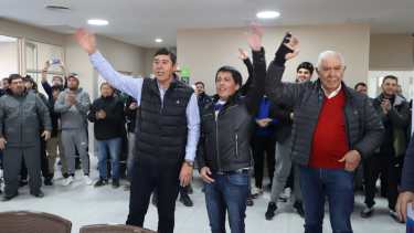 Marcelo Rucci durante la presentación del balance del sindicato petrolero Foto: Gentileza 