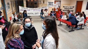 La protesta, con paros, en los hospitales ingresará en su cuarta semana. Foto: Marcelo Ochoa
