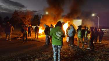 El gremio ATE en Río Negro realiza protestas en distintos puntos. Foto: Gentileza.