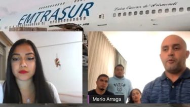 Mario Arraga es uno de los funcionarios jerárquicos de Emtrasur, el primero que se conoce que está en el país.-