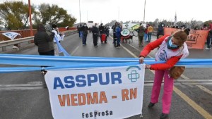 Conflicto en Salud: este jueves habrá un nuevo corte del Puente Nuevo entre Viedma y Patagones