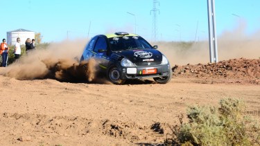 Bisanti quedó adelante en el clasificatorio del Rally de Zapala
