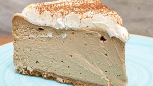 Tentate con este cheesecake capuccino