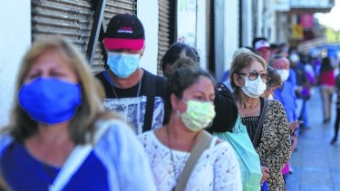 Chile vive un aumento de los casos de coronavirus en las últimas semanas.
