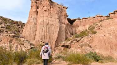 Un cuerpo sin vida fue hallado en la Cueva del León. Foto: Florencia Salto