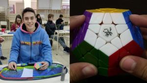 Un argentino armó un cubo de 12 caras en menos de 30 segundos y rompió un récord mundial