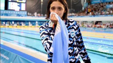 La joven deportista argentina anunció su retiro de la natación.