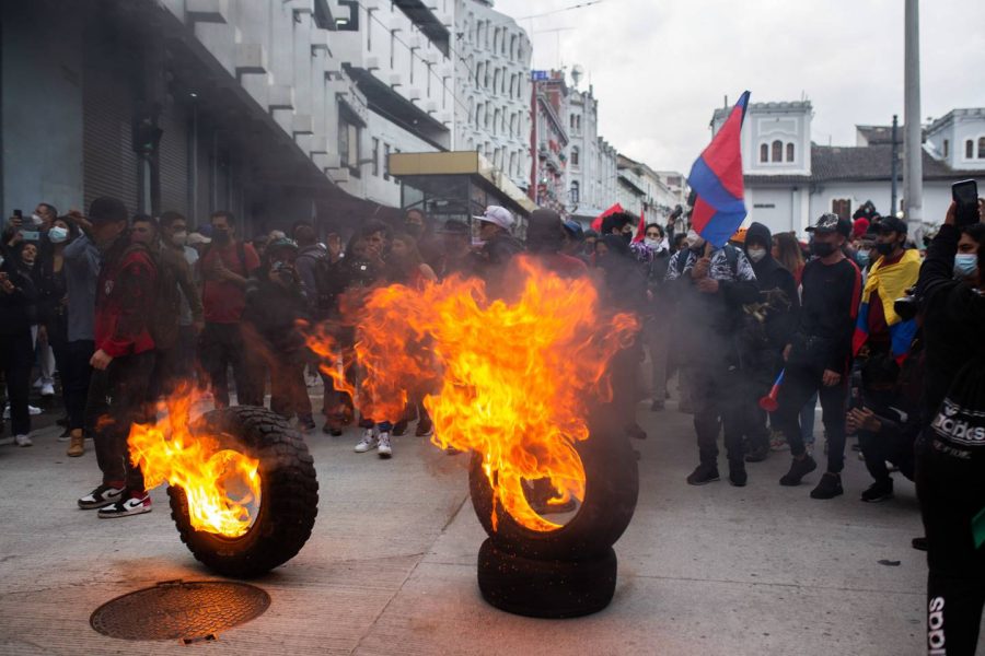 Las manifestaciones en Ecuador registraron al menos un muerto en los últimos días.- 