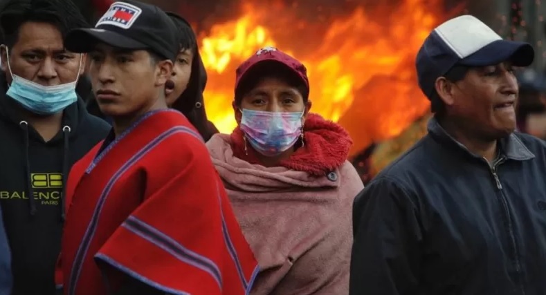 En la mayoría de las provincias ecuatorianas hubo manifestaciones. Foto: Getty Images.- 