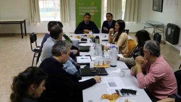 La reunión permitió definir los lineamientos de cara a la nueva gestión de Núñez en la cartera educativa. 