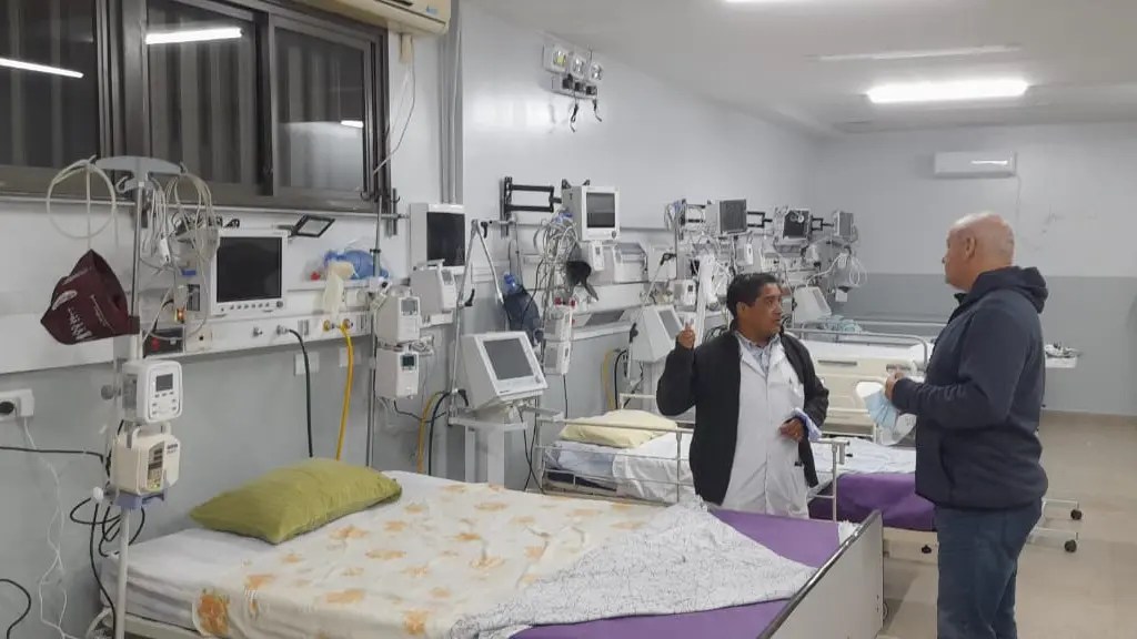 Se realizaron tareas de refacción que permitieron extender a siete las camas de la terapia. Foto gentileza