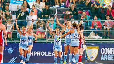 Las Leonas mostraron un muy buen nivel en la etapa de grupos del Mundial de hockey sobre césped que se juega en España y Países Bajos. Gentileza.