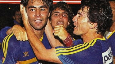 Medero y un gol que los hinchas de Boca no olvidan.
