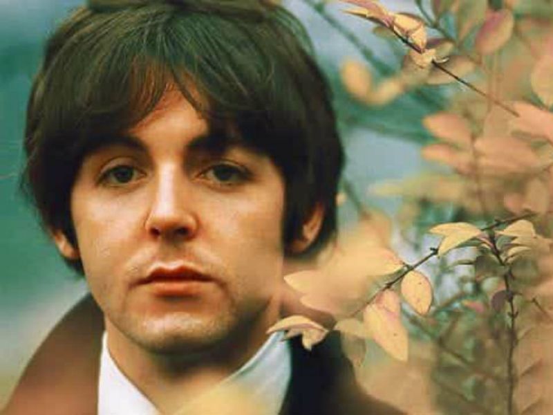 El joven Paul  en tiempos de la Beatlemanía.