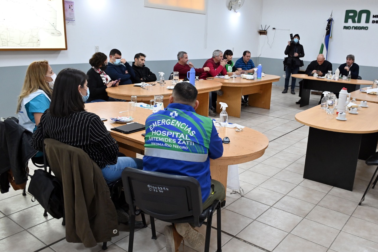 La reunión de la Mesa de Salud del pasado 2 de junio. Foto: Marcelo Ochoa.