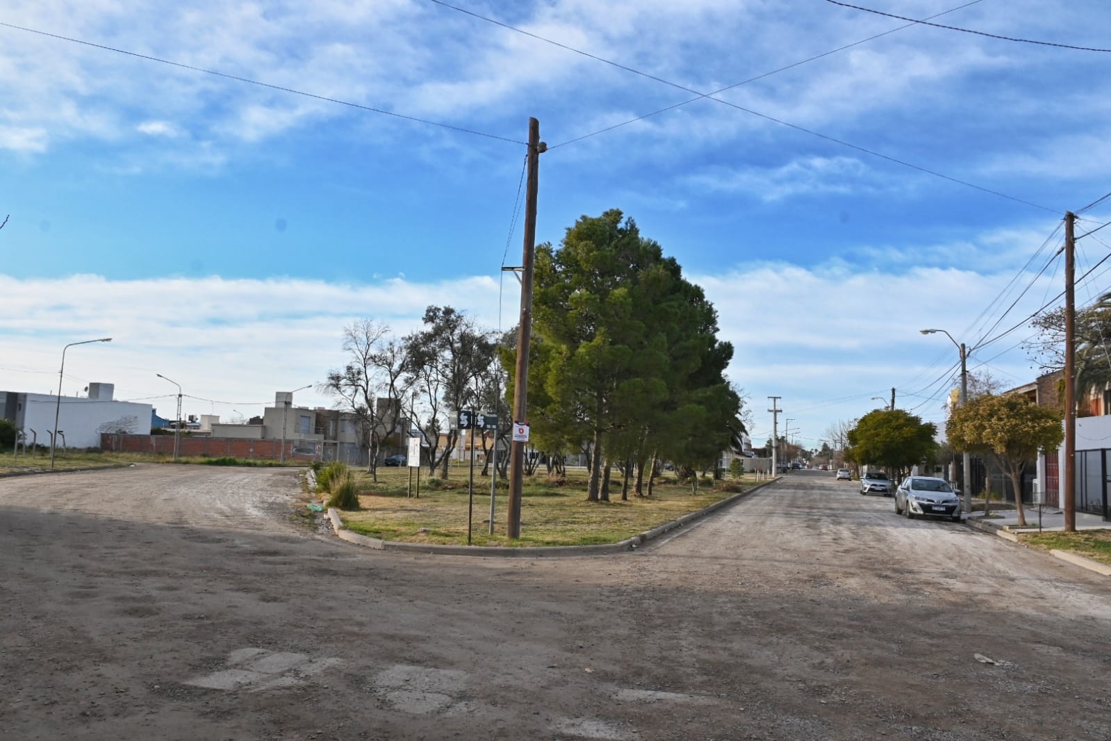 El Paseo de Los Olivos integra el barrio Don Bosco de la capital provincial. Foto: Marcelo Ochoa.
