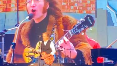 Lennon y McCartney "tocaron" por primera vez juntos desde 1969, cuando dieron el último show beatle en la azotea de Abbey Road.